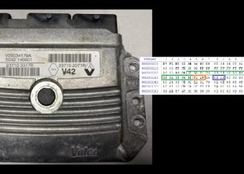 CAMBIAR V.I.N RENAULT VALEO V42